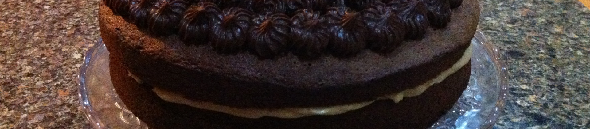 Salted Chocolate Chiffon Cake